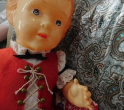 russian celluloid red face view
